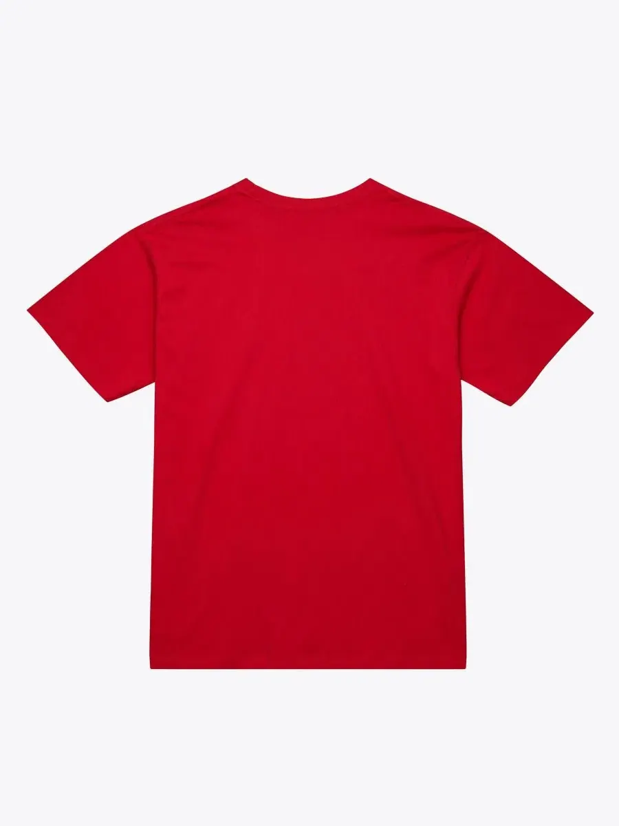 Футболка с принтом Chicago Bulls Hardwood Classics Arch Mitchell & Ness — изображение 2 из 2, красный