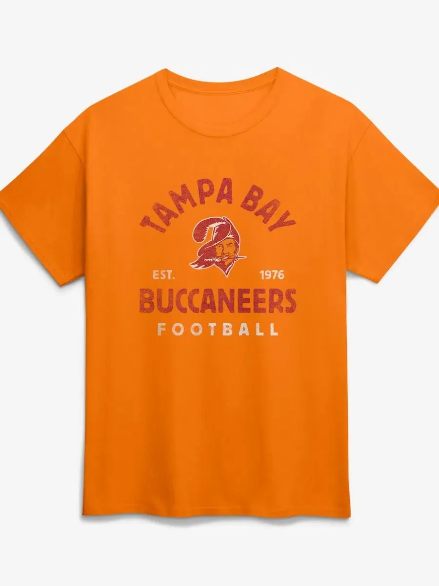 Футболка с винтажным принтом Tampa Bay Buccaneers Logo Athletic — изображение 1 из 2, оранжевый