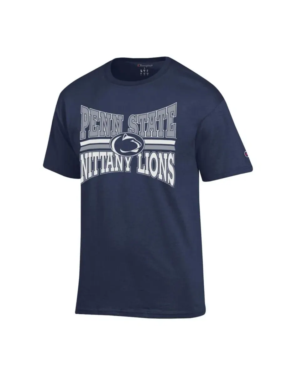 Футболка с принтом Team Zoom Penn State Nittany Lions Champion — изображение 3 из 3, темно-синий