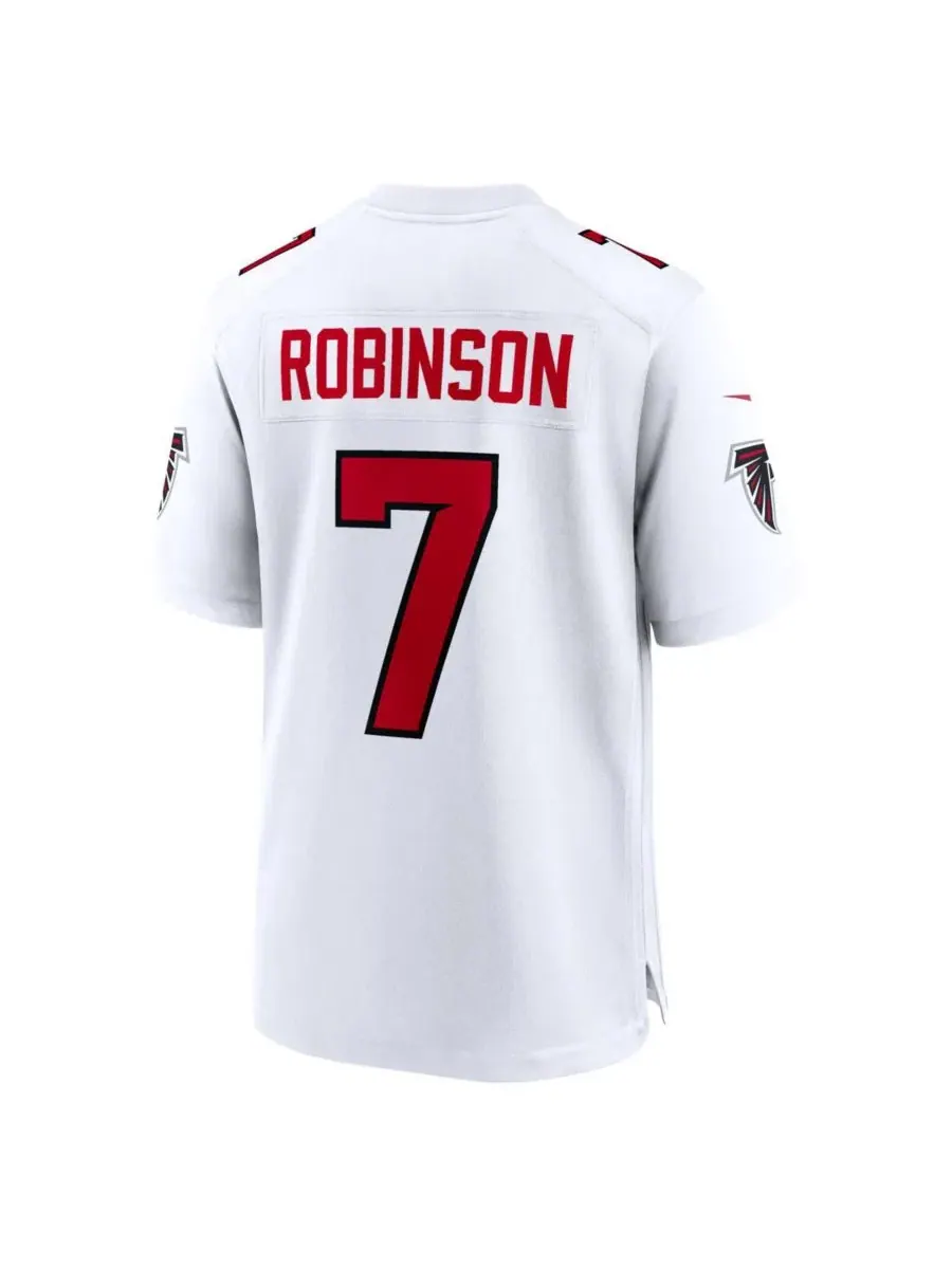 Мужская белая игровая майка Bijan Robinson Atlanta Falcons Nike — изображение 3 из 5, белый