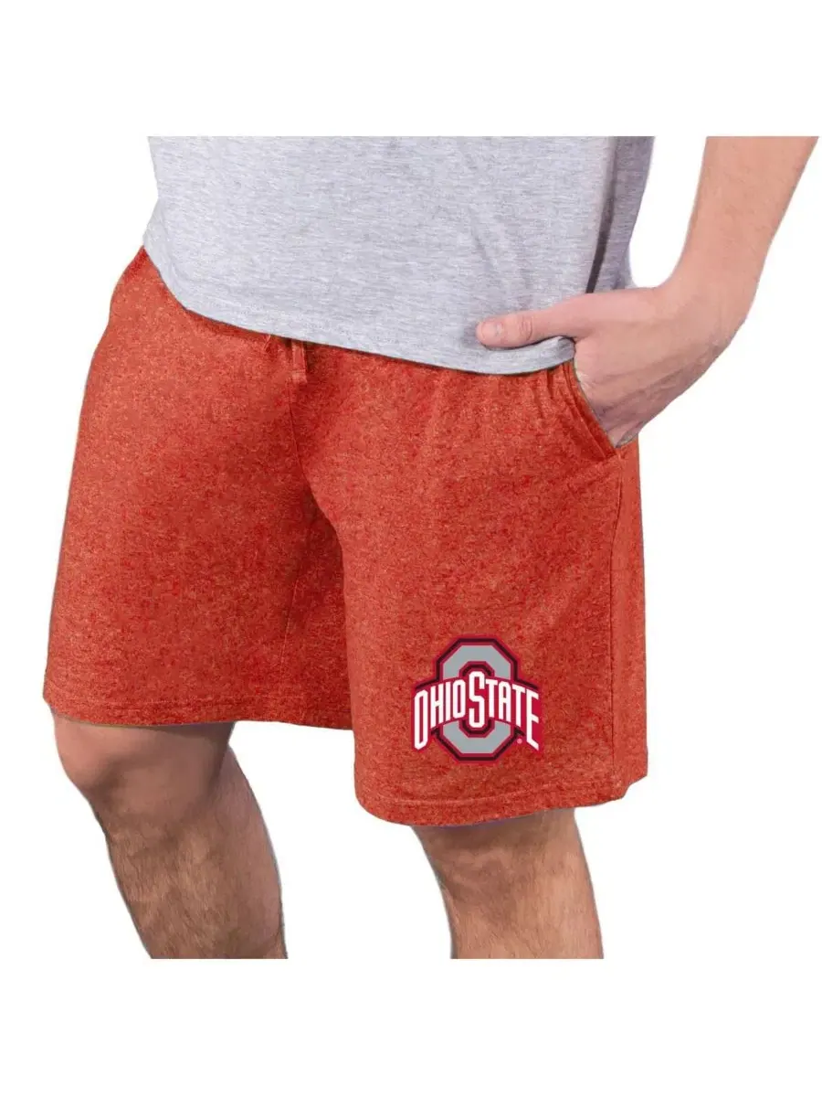Мужские алые вязаные шорты Ohio State Buckeyes Quest Knit Jam Shorts Concepts Sport, алый — изображение 1 из 1