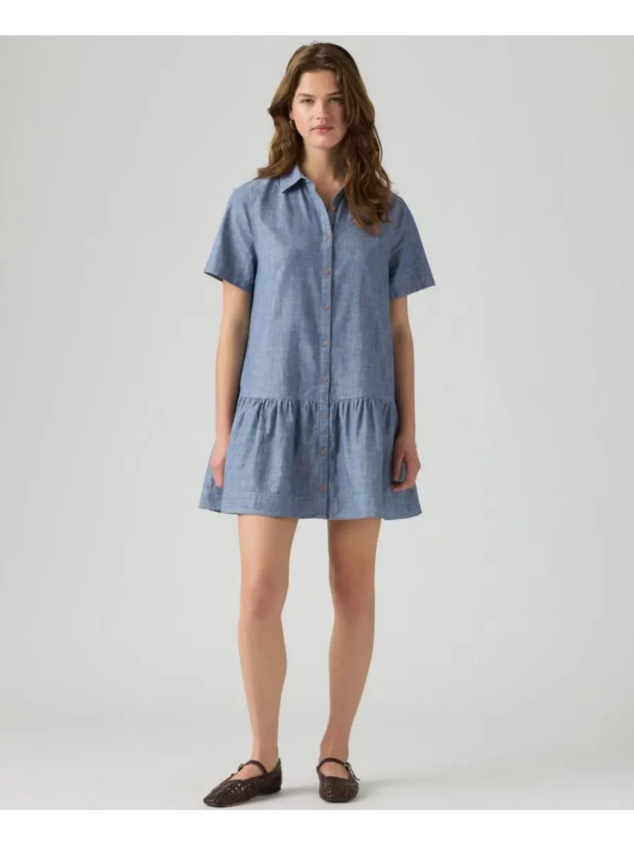 Платье-мини с воротником и коротким рукавом Cielle Levi's, Dont Hold Your Breath — изображение 1 из 4