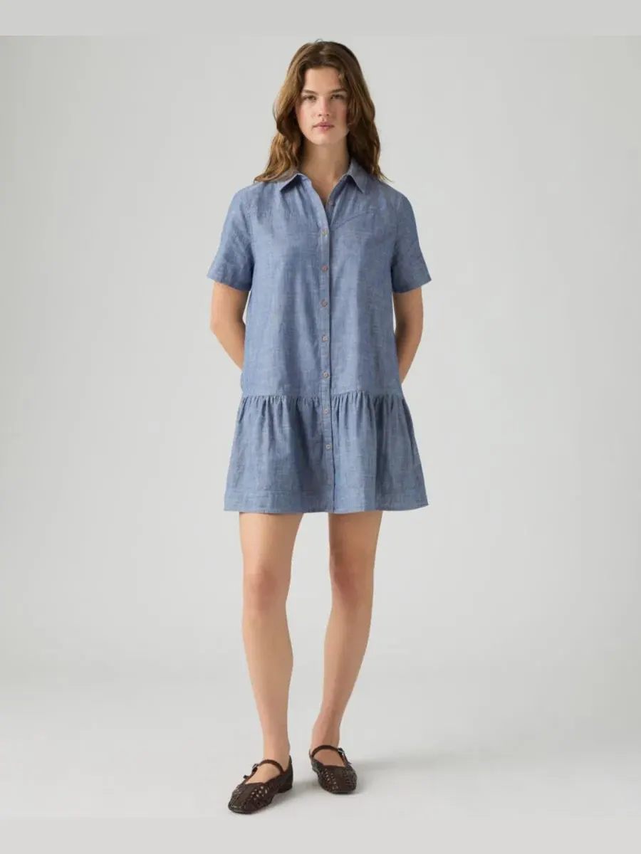 Платье-мини с воротником и коротким рукавом Cielle Levi's, Dont Hold Your Breath — изображение 2 из 4