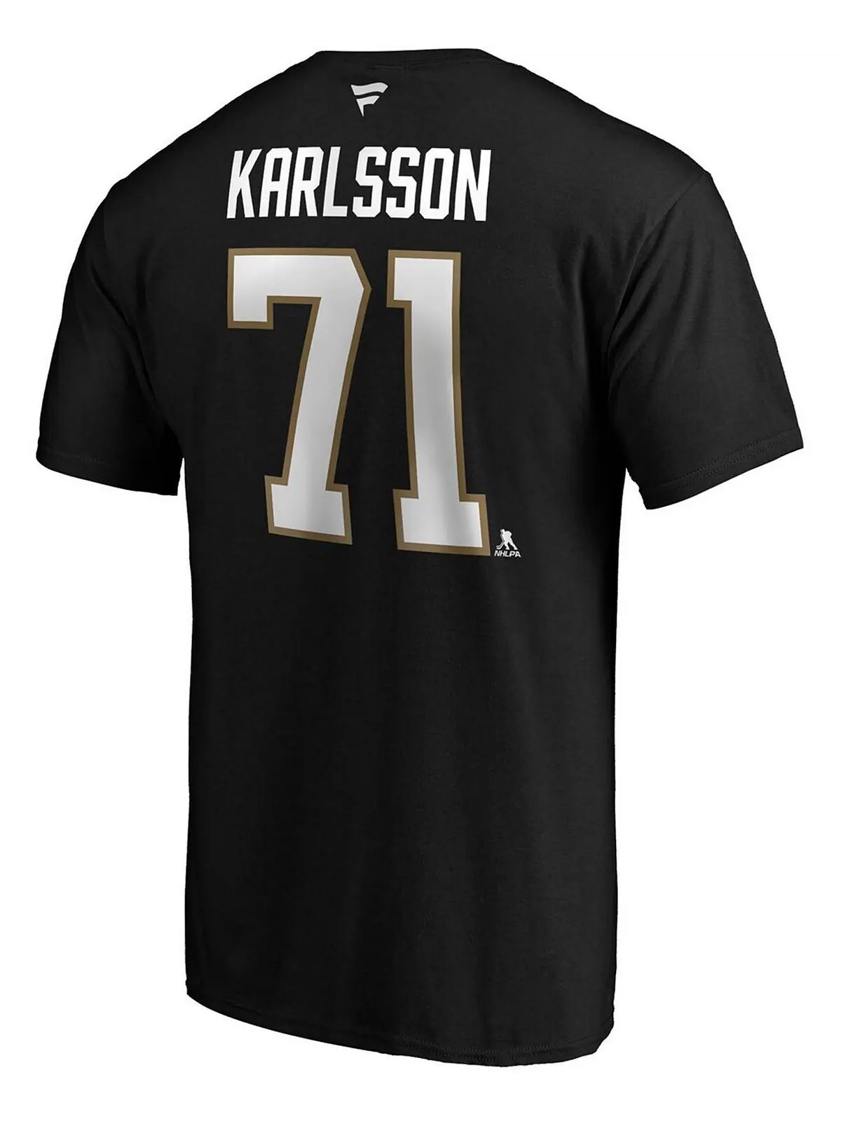 Мужская футболка vegas golden knights authentic stack player name & number - william karlsson — изображение 3 из 3, черный