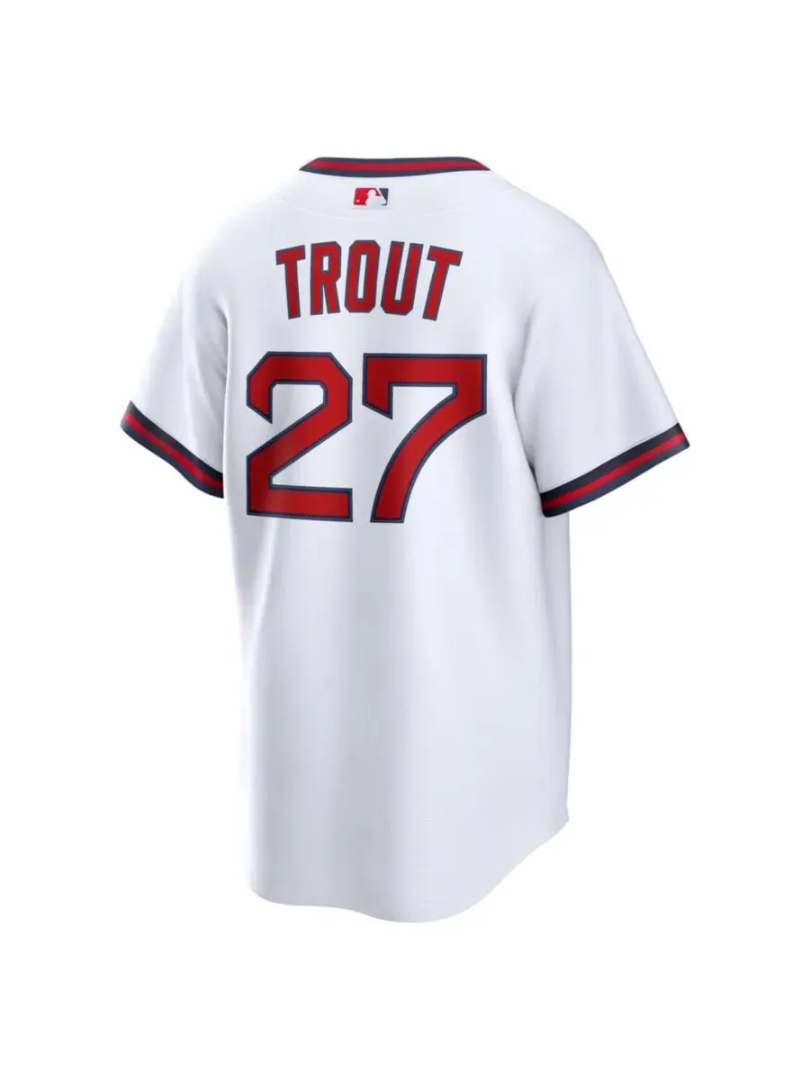 Бейсбольная джерси Nike Mike Trout Alternate Replica — изображение 3 из 3, белый
