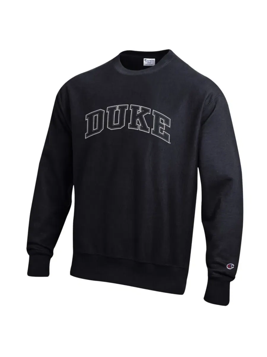Толстовка Champion Reverse Weave с принтом Duke Blue Devils — изображение 3 из 3, черный