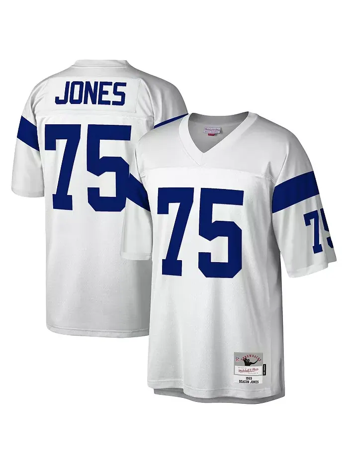 Мужская реплика джерси Los Angeles Rams Legacy белого цвета Deacon Jones Mitchell & Ness — изображение 1 из 3
