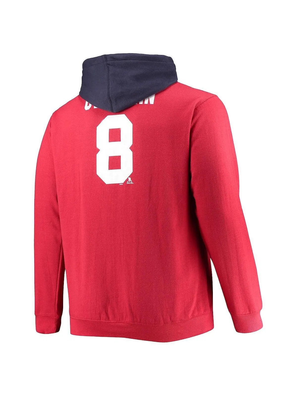 Мужская худи alexander ovechkin red washington capitals big and tall colorblock с молнией во всю — изображение 3 из 4
