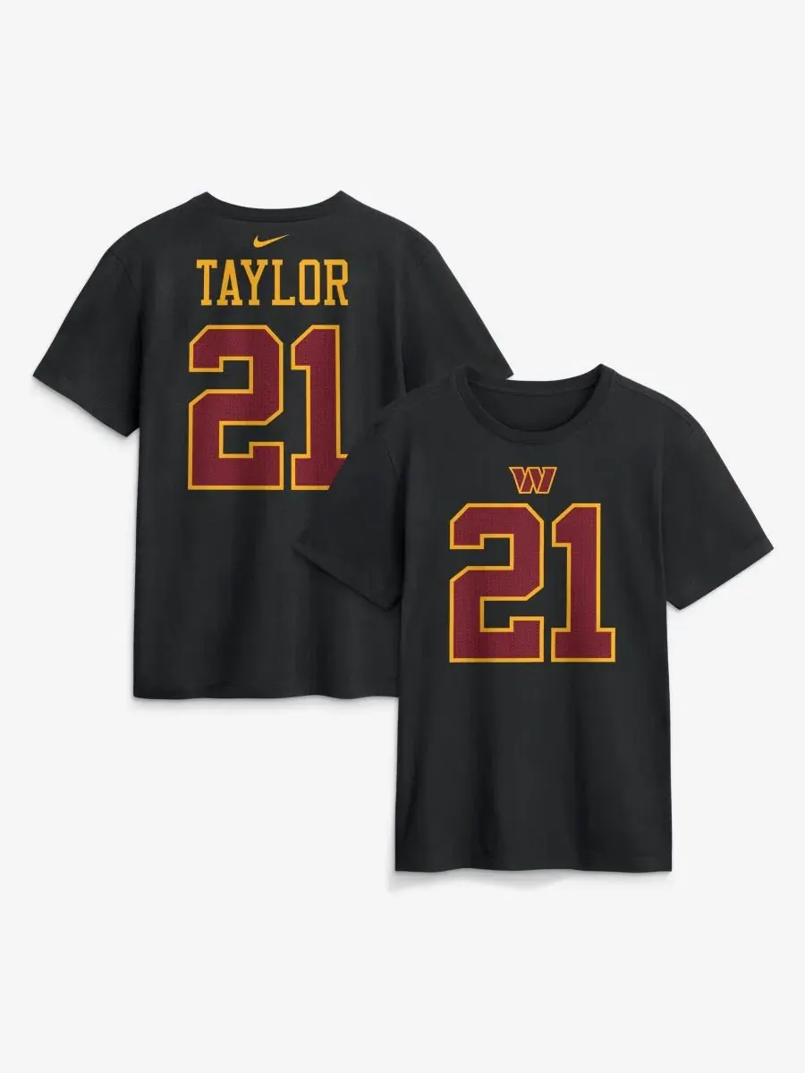 Футболка с принтом Sean Taylor Retired Name & Number Nike — изображение 1 из 3, черный