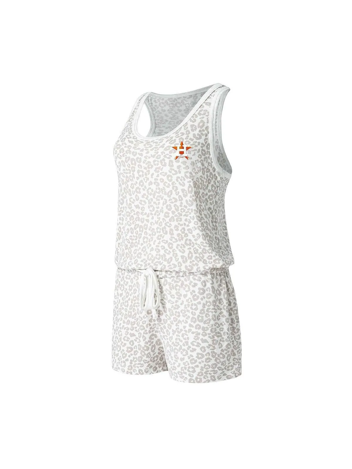 Женский кремовый трикотажный комбинезон Houston Astros Montana Hacci Concepts Sport