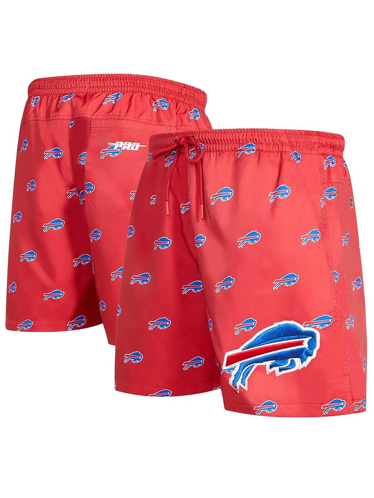 Мужские красные шорты с мини-логотипом и принтом Buffalo Bills Pro Standard — изображение 1 из 1, красный