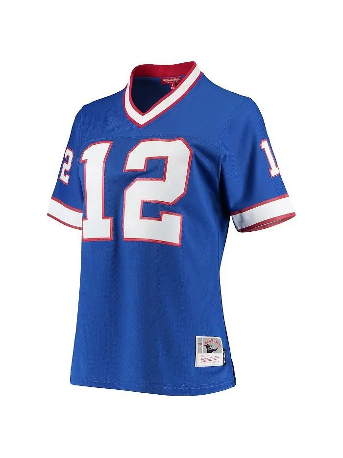 Женская джерси Jim Kelly Royal Buffalo Bills 1990 Legacy Replica Джерси Mitchell & Ness — изображение 3 из 3, королевский