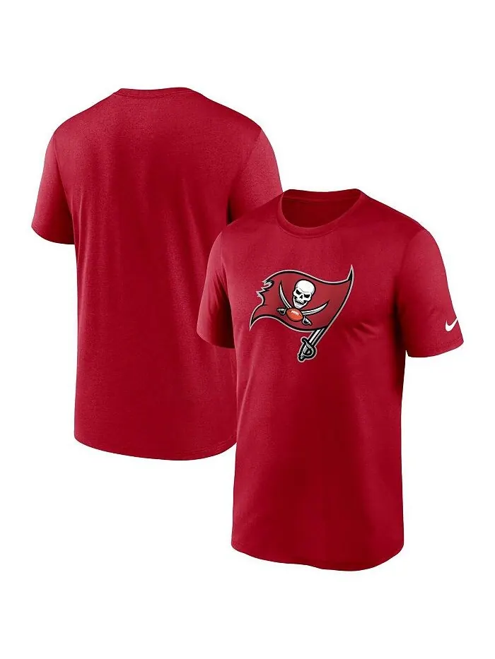Мужская красная футболка Tampa Bay Buccaneers Legend Logo Performance Nike — изображение 1 из 3, красный
