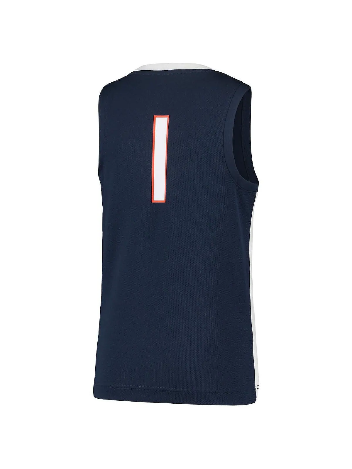 Реплика баскетбольной майки команды Big Boys #1 Navy Virginia Cavaliers Team Nike — изображение 3 из 3, темно-синий