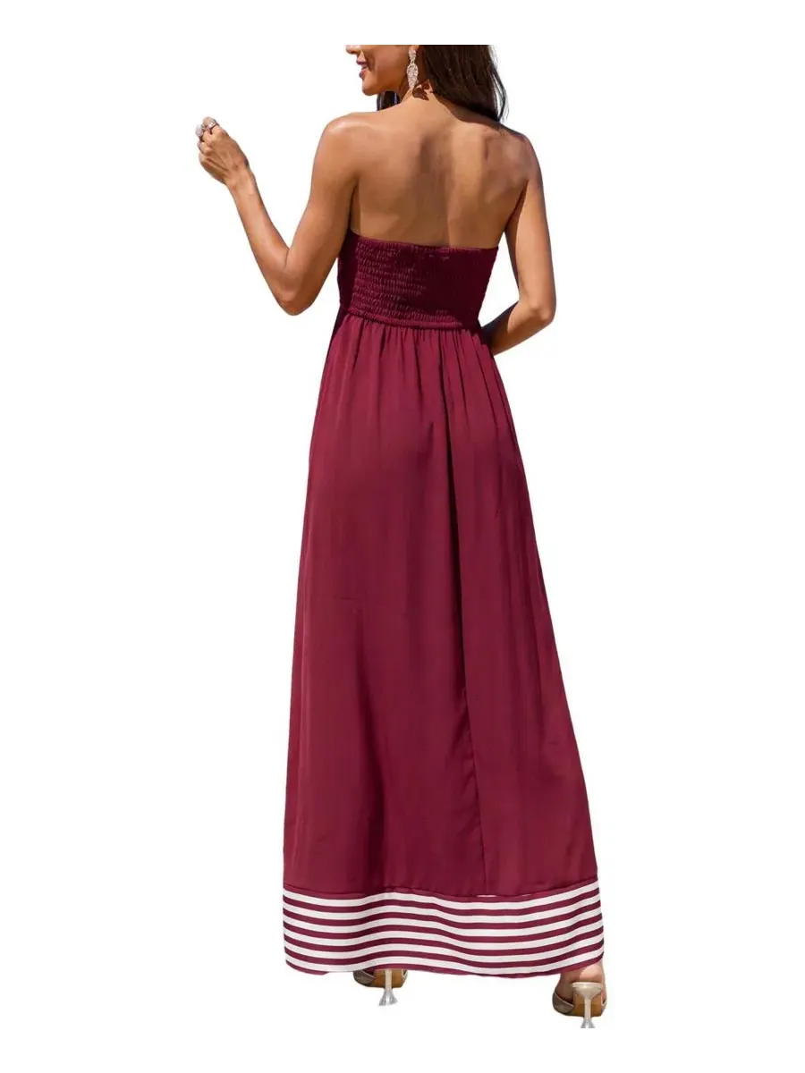 Платье макси с вырезом-петлей One Red Maxi Beach Dress Cupshe, Open Miscellaneous — изображение 3 из 3