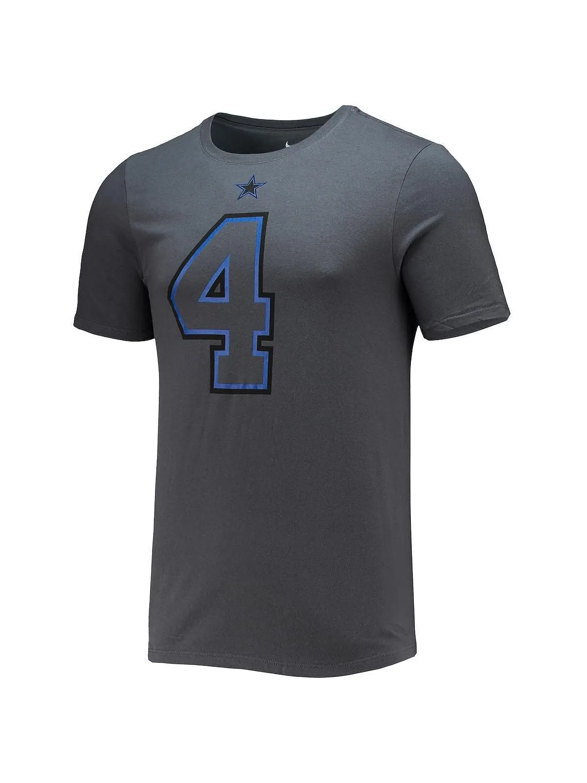 Мужская черная футболка с именем и номером игрока Dak Prescott Dallas Cowboys Nike — изображение 2 из 3, черный