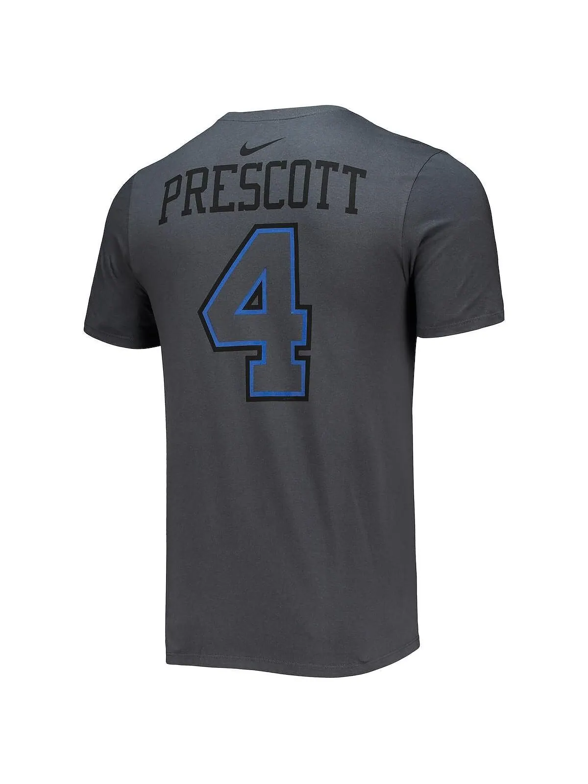 Мужская черная футболка с именем и номером игрока Dak Prescott Dallas Cowboys Nike — изображение 3 из 3, черный