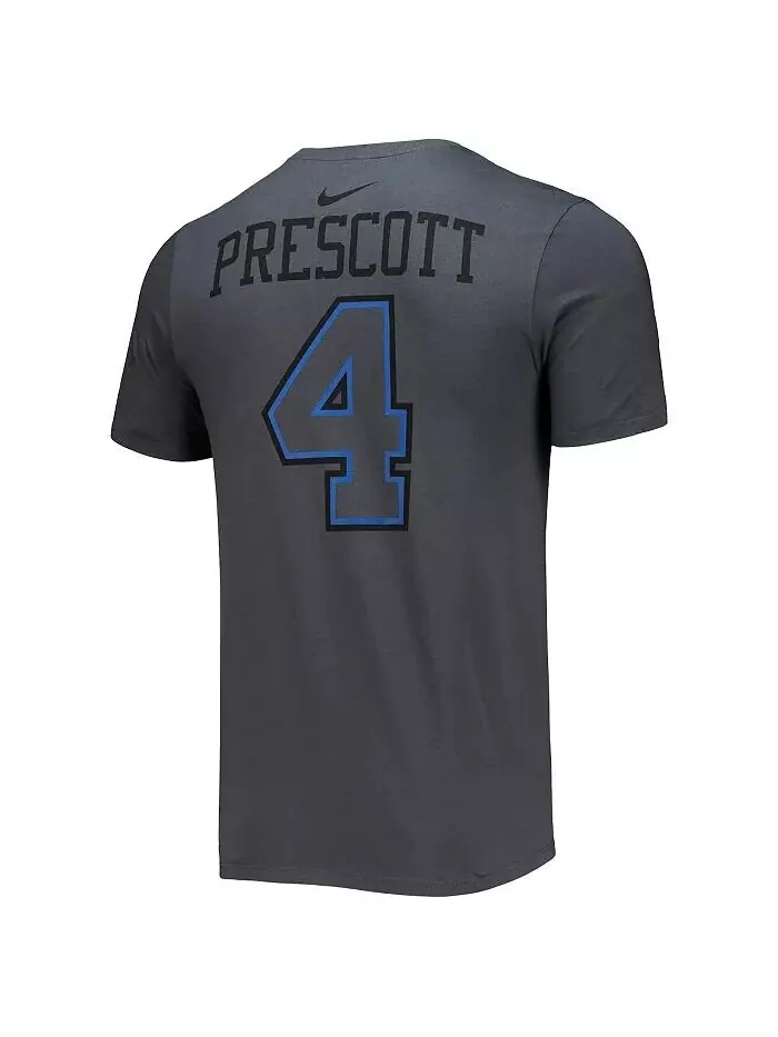 Мужская черная футболка с именем и номером игрока Dak Prescott Dallas Cowboys Nike — изображение 3 из 3