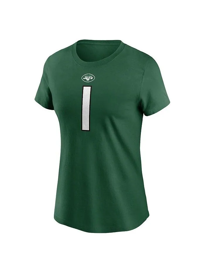 Женская футболка Sauce Gardner Green New York Jets с именем и номером игрока Nike — изображение 3 из 3, зеленый