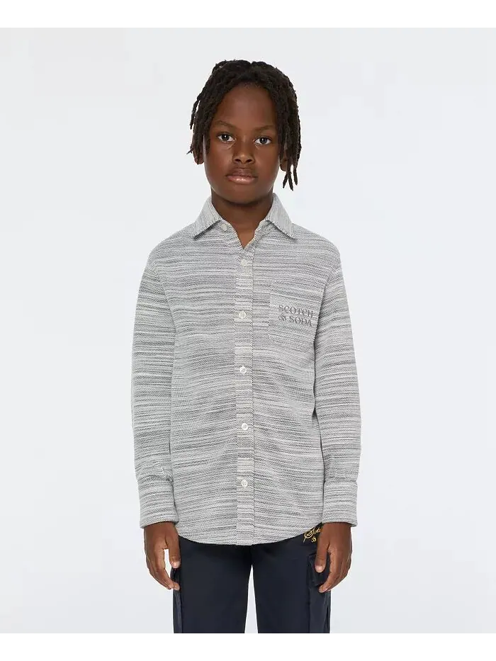 Рубашка на пуговицах Big Boys Space Dyed SCOTCH & SODA — изображение 1 из 7