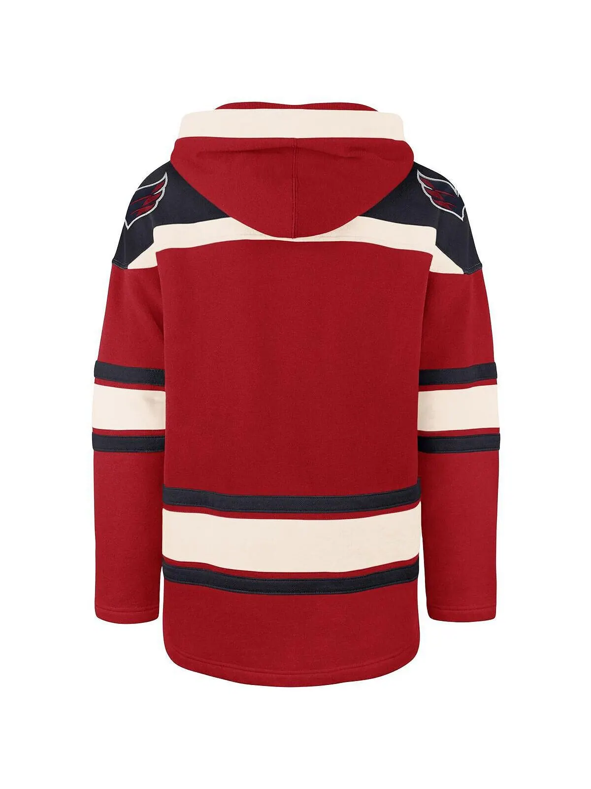 Мужская красная толстовка с капюшоном washington capitals superior lacer team '47 Brand — изображение 2 из 4, красный