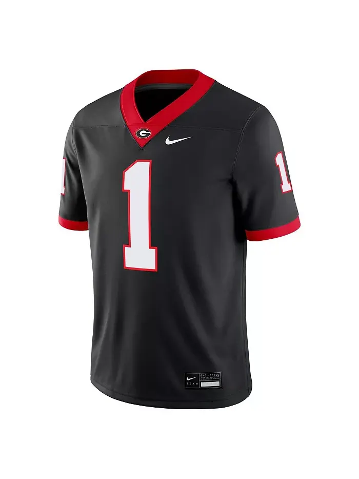 Мужская черная альтернативная игровая футболка Georgia Bulldogs Nike — изображение 2 из 3
