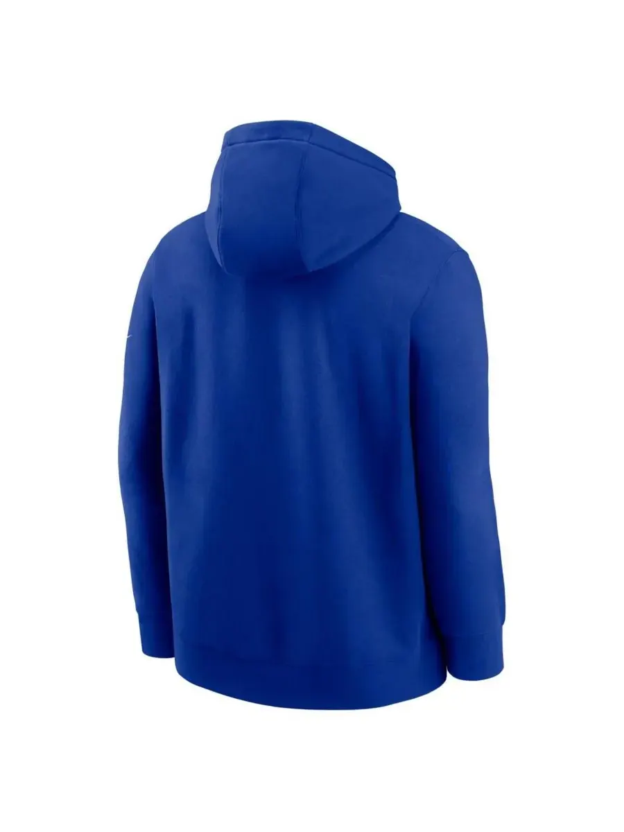 Мужская флисовая толстовка с капюшоном Royal Buffalo Bills Full Blitz Club Nike — изображение 2 из 2, королевский