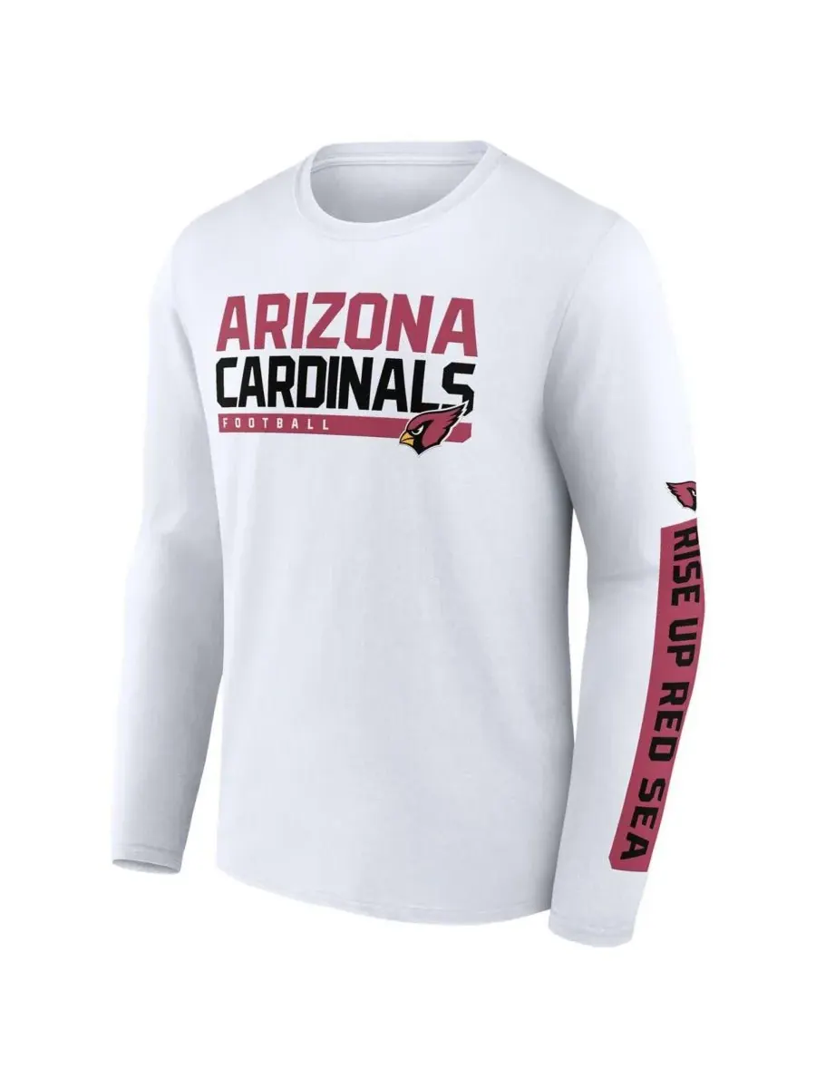 Fanatics Мужской комплект из двух футболок с расписанием игр команды Arizona Cardinals 2023 года — изображение 4 из 4, белый