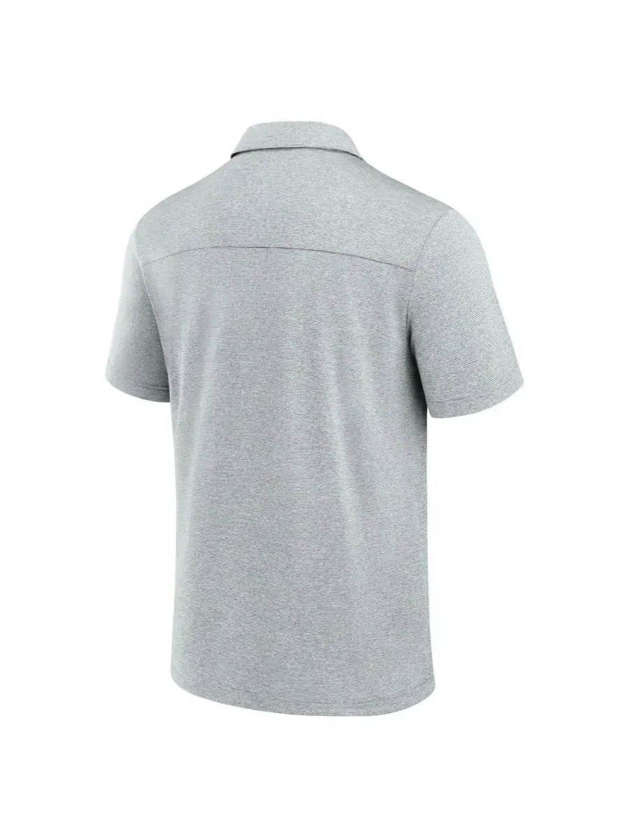 Fanatics Signature Мужская серая футболка-поло Detroit Lions Front Office Tech — изображение 2 из 3