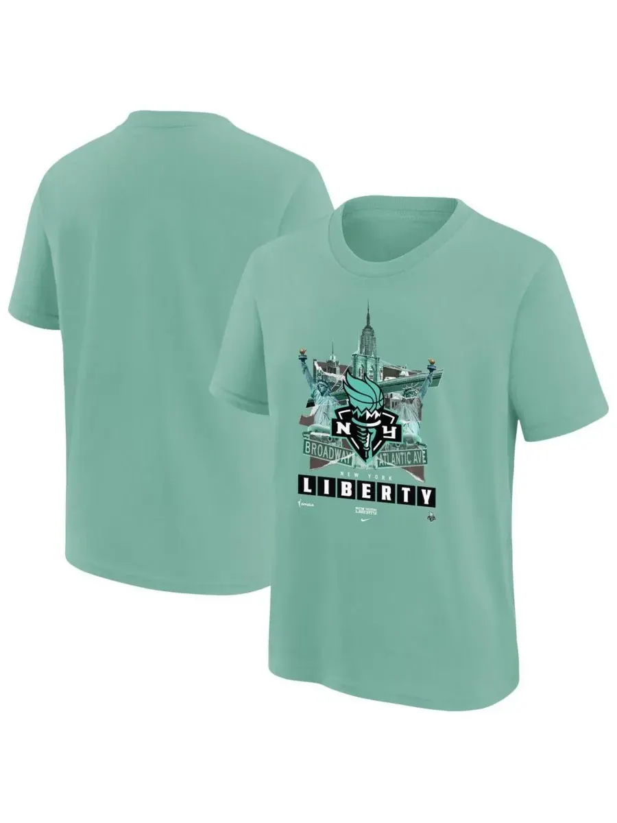 Nike Футболка Big Boys and Girls Mint New York Liberty Original Content — изображение 1 из 3, мята