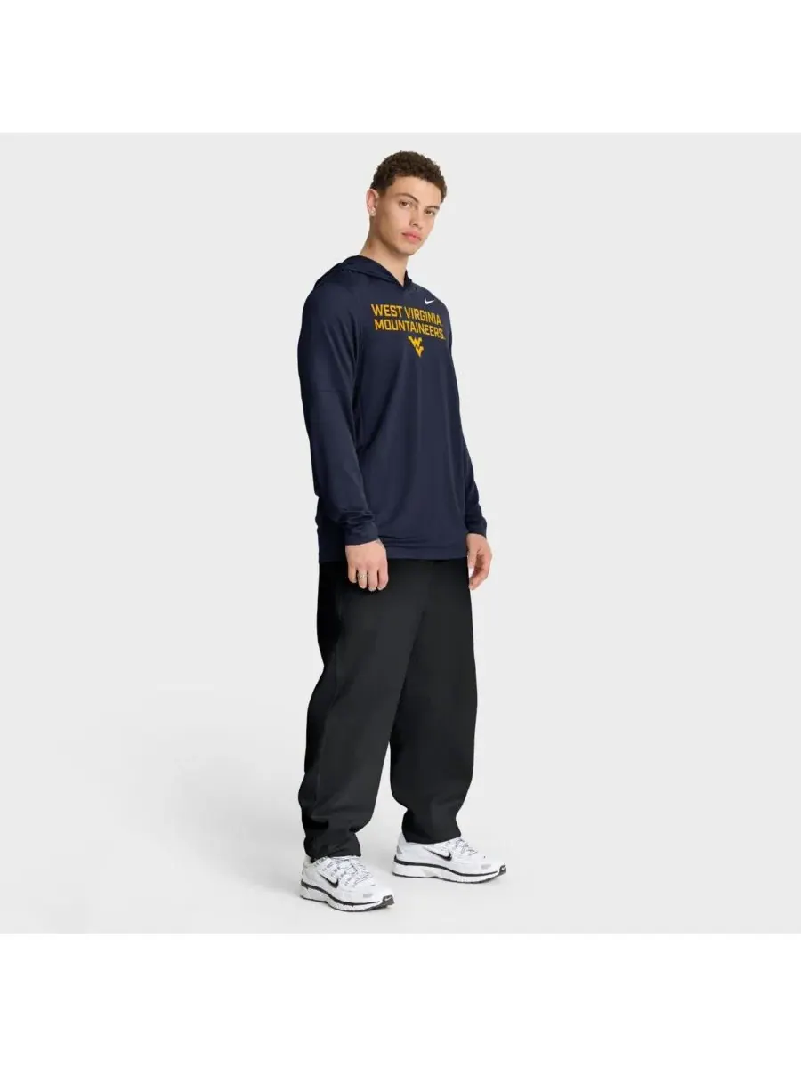 Nike Мужская темно-синяя толстовка с длинным рукавом West Virginia Mountaineers 2025 Sideline — изображение 5 из 5