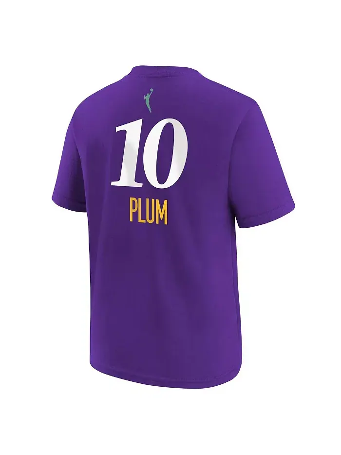 Футболка с именем и номером Kelsey Plum Los Angeles Sparks Explorer Edition, фиолетовая, для — изображение 3 из 3