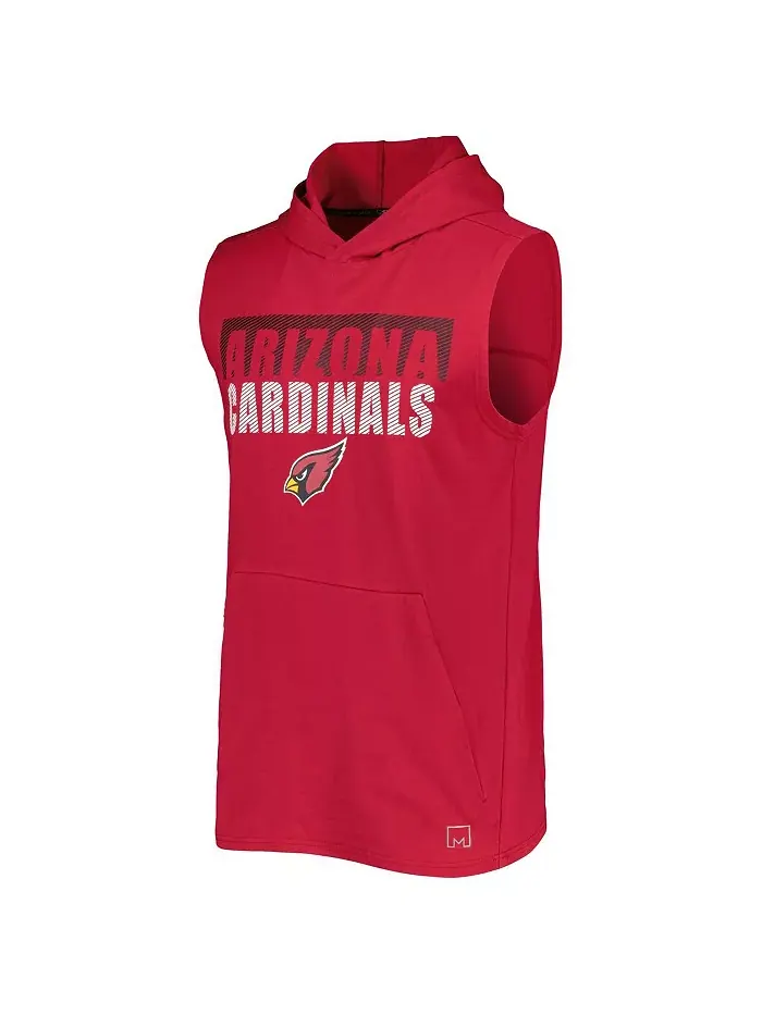Мужская безрукавка с капюшоном Relay Arizona Cardinals Cardinal MSX by Michael Strahan — изображение 3 из 3