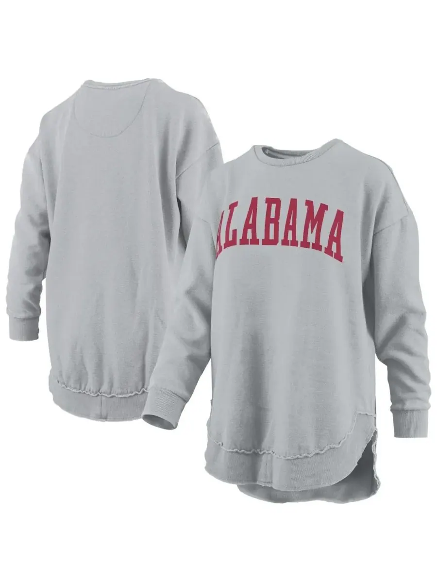 Pressbox Женская серая флисовая толстовка с длинными рукавами и принтом "Alabama Crimson Tide — изображение 1 из 3, серый