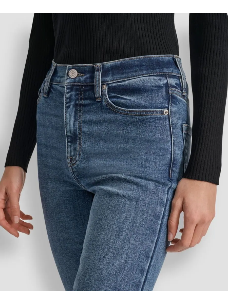 Женские джинсы-клеш с высокой посадкой DKNY Jeans, Dekalb — изображение 3 из 4