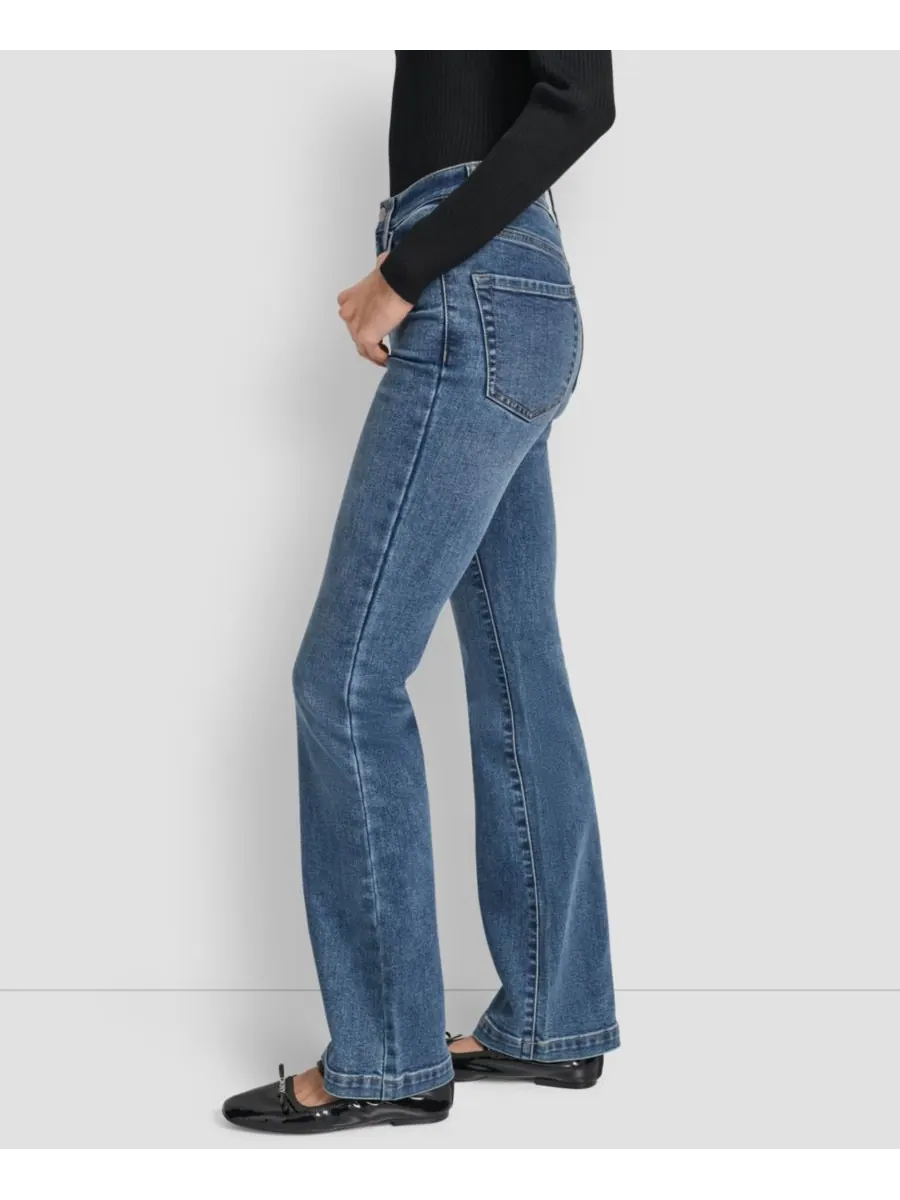 Женские джинсы-клеш с высокой посадкой DKNY Jeans, Dekalb — изображение 4 из 4