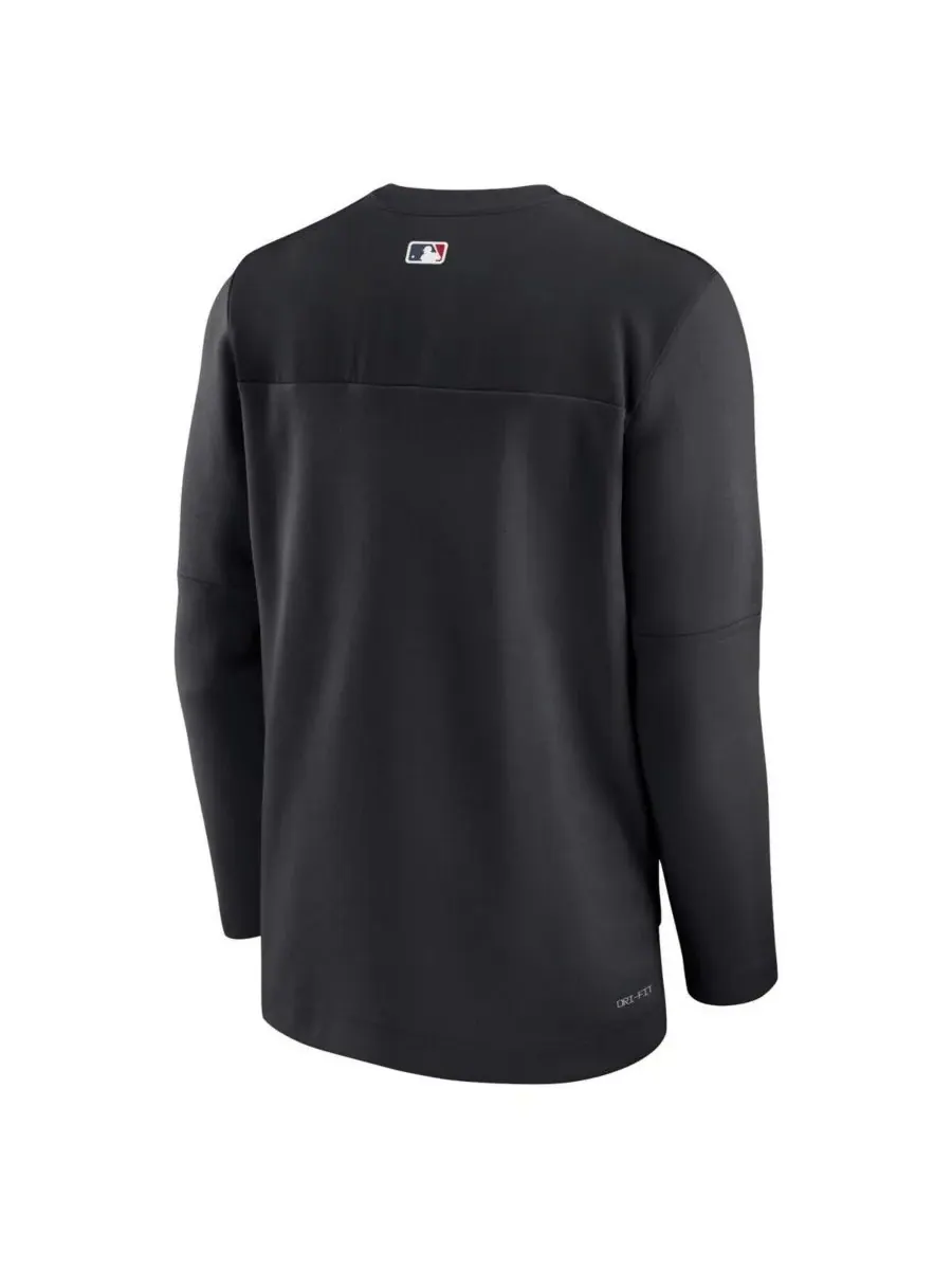 Nike Мужская черная футболка Colorado Rockies Authentic Collection Game Time Performance с — изображение 3 из 3, черный