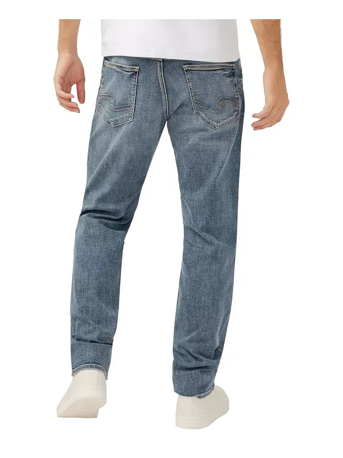 Мужские джинсы Eddie Classic Athletic Fit Tapered Leg Luxe Heritage Silver Jeans Co. — изображение 2 из 3