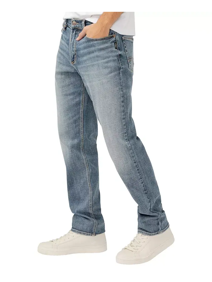 Мужские джинсы Eddie Classic Athletic Fit Tapered Leg Luxe Heritage Silver Jeans Co. — изображение 3 из 3