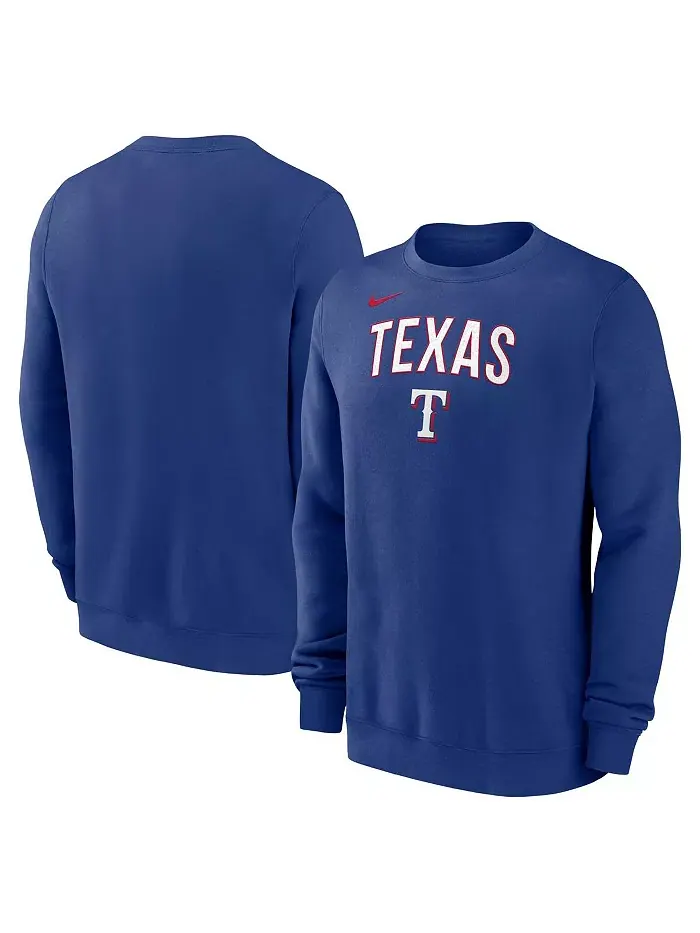 Мужской свитшот Royal Texas Rangers Nike — изображение 1 из 3