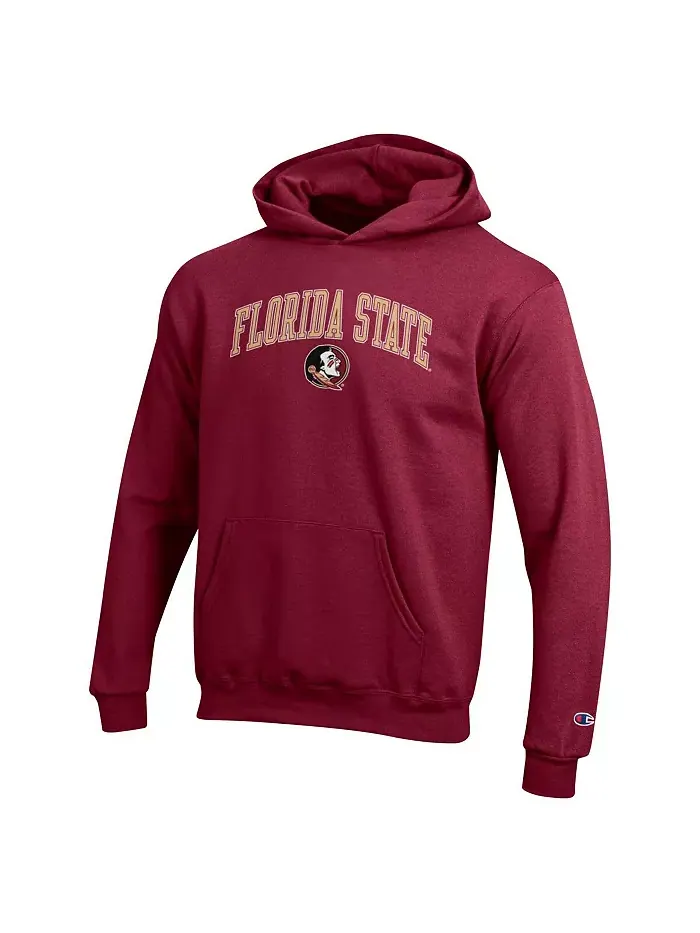 Толстовка с капюшоном для кампуса «Garnet Florida State Seminoles» от Big Boys and Girls Champion — изображение 2 из 3