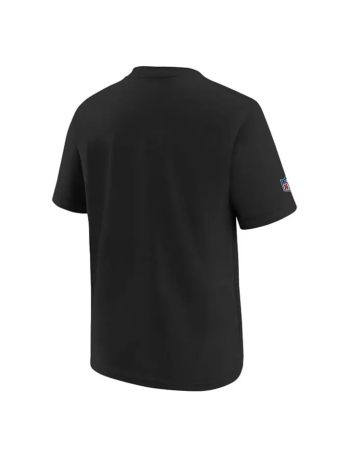 Черная футболка Atlanta Falcons 2024 NFL Crucial Catch для больших мальчиков и девочек Nike — изображение 2 из 3