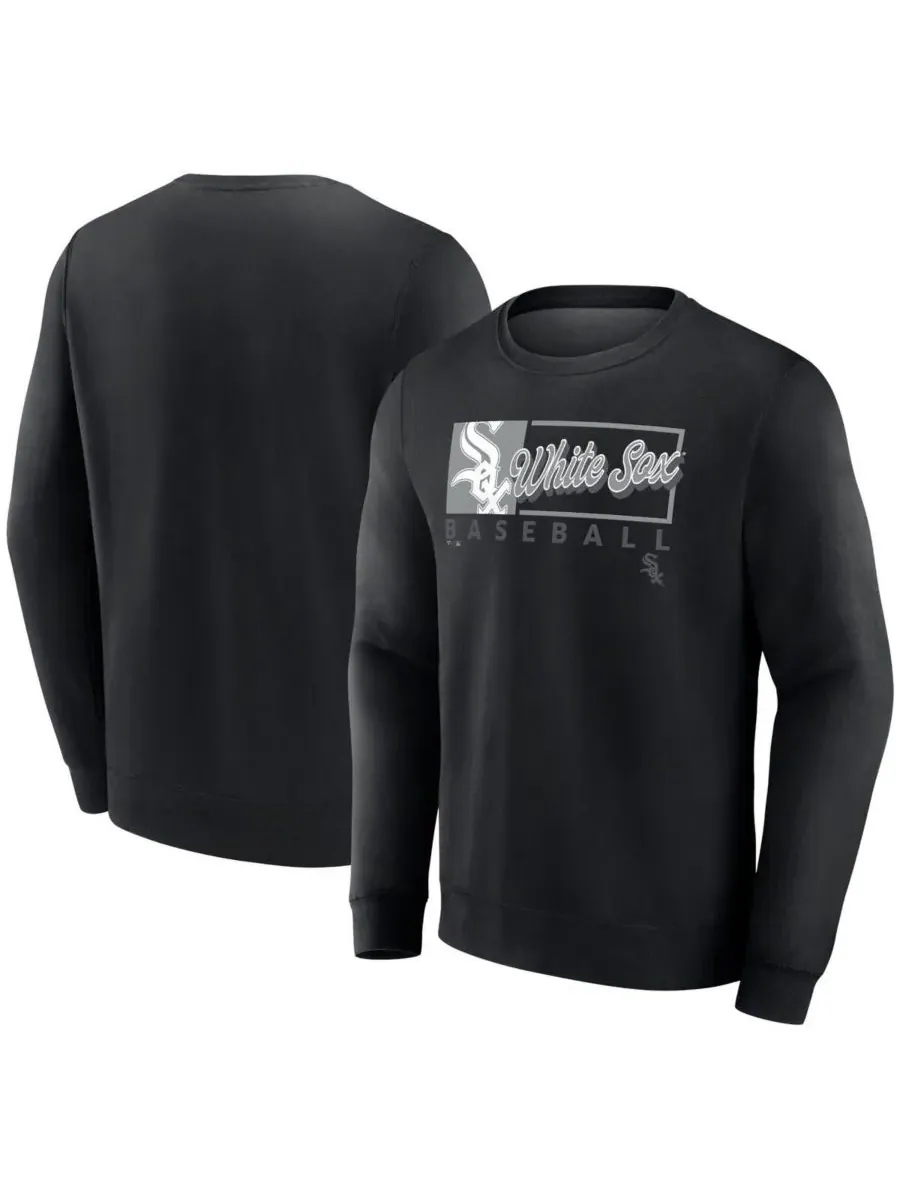 Fanatics Мужская черная флисовая толстовка Chicago White Sox Focus — изображение 1 из 3, черный