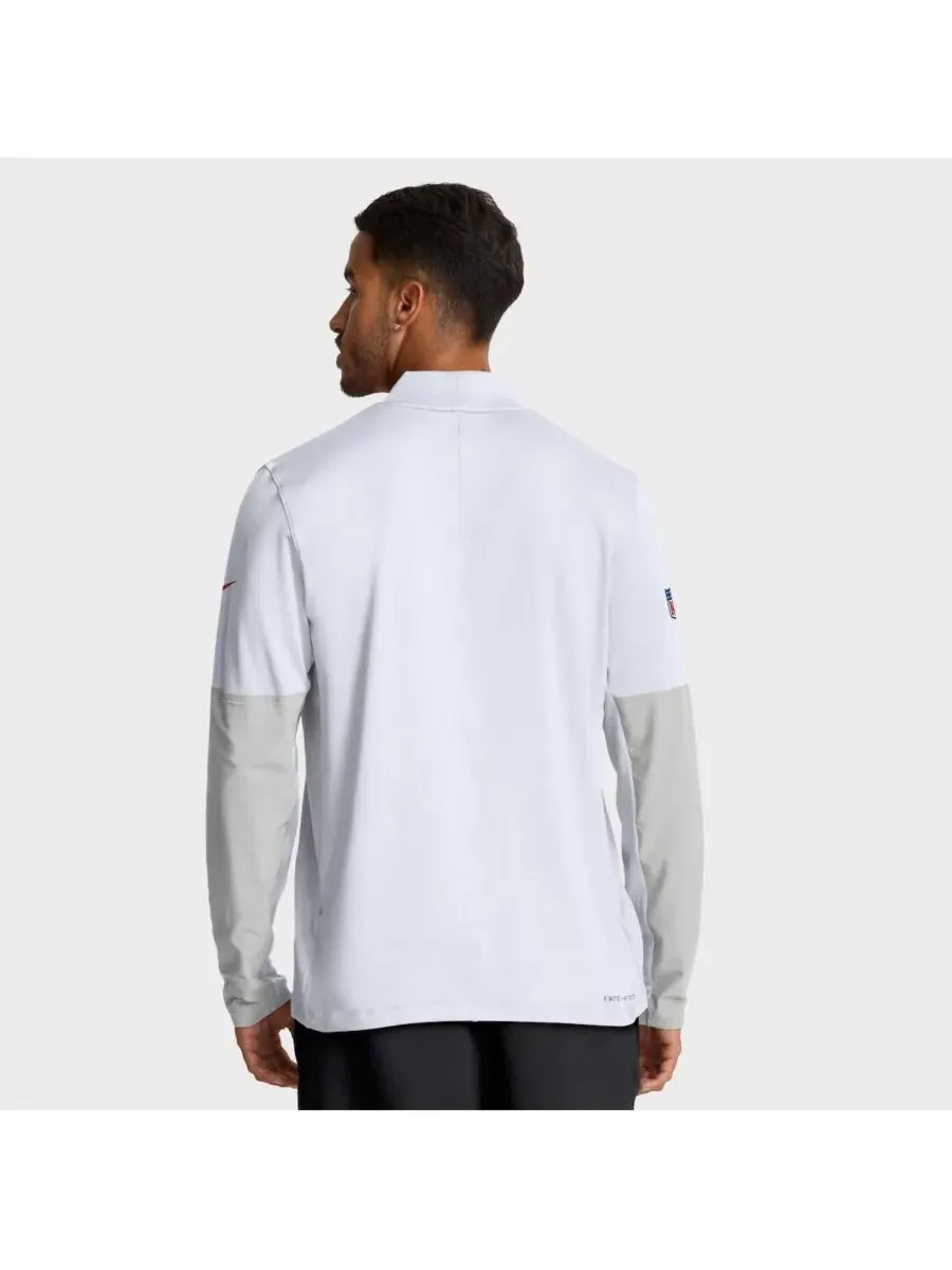 Nike Мужская белая толстовка Kansas City Chiefs Sideline Feel The Pressure Performance с — изображение 2 из 5, белый