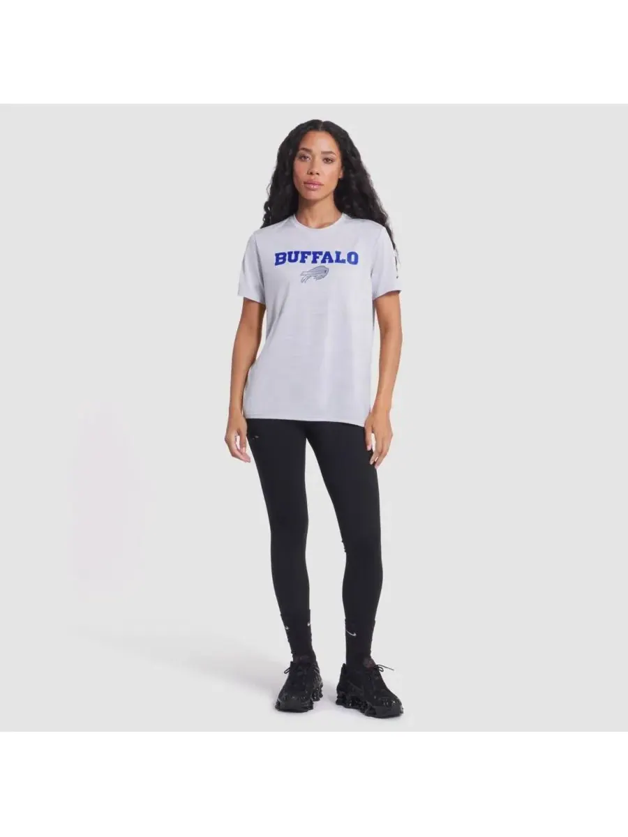 Nike Женская белая футболка Buffalo Bills из коллекции Rivalries 2025 года Sideline Velocity Dri-FIT — изображение 3 из 5