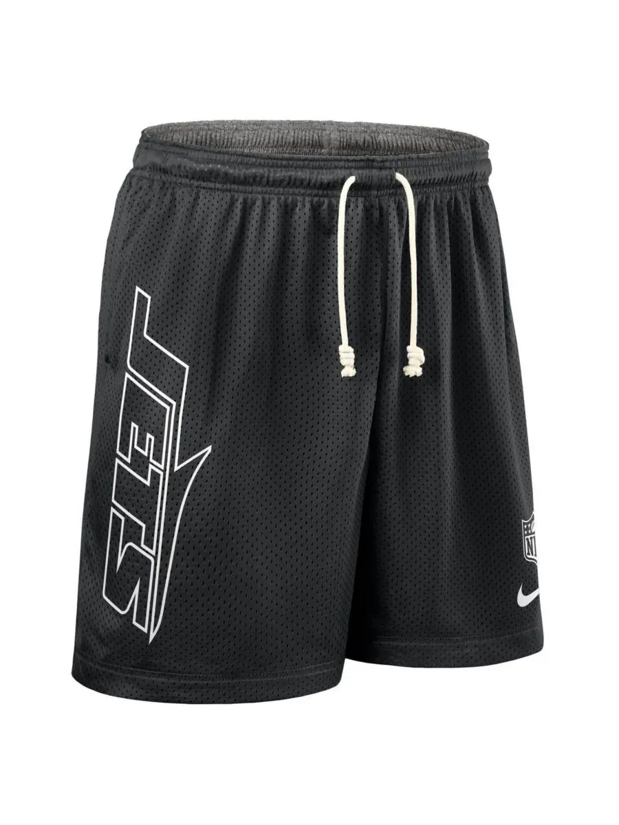 Nike Мужские черные двусторонние спортивные шорты New York Jets Sideline — изображение 2 из 5, черный