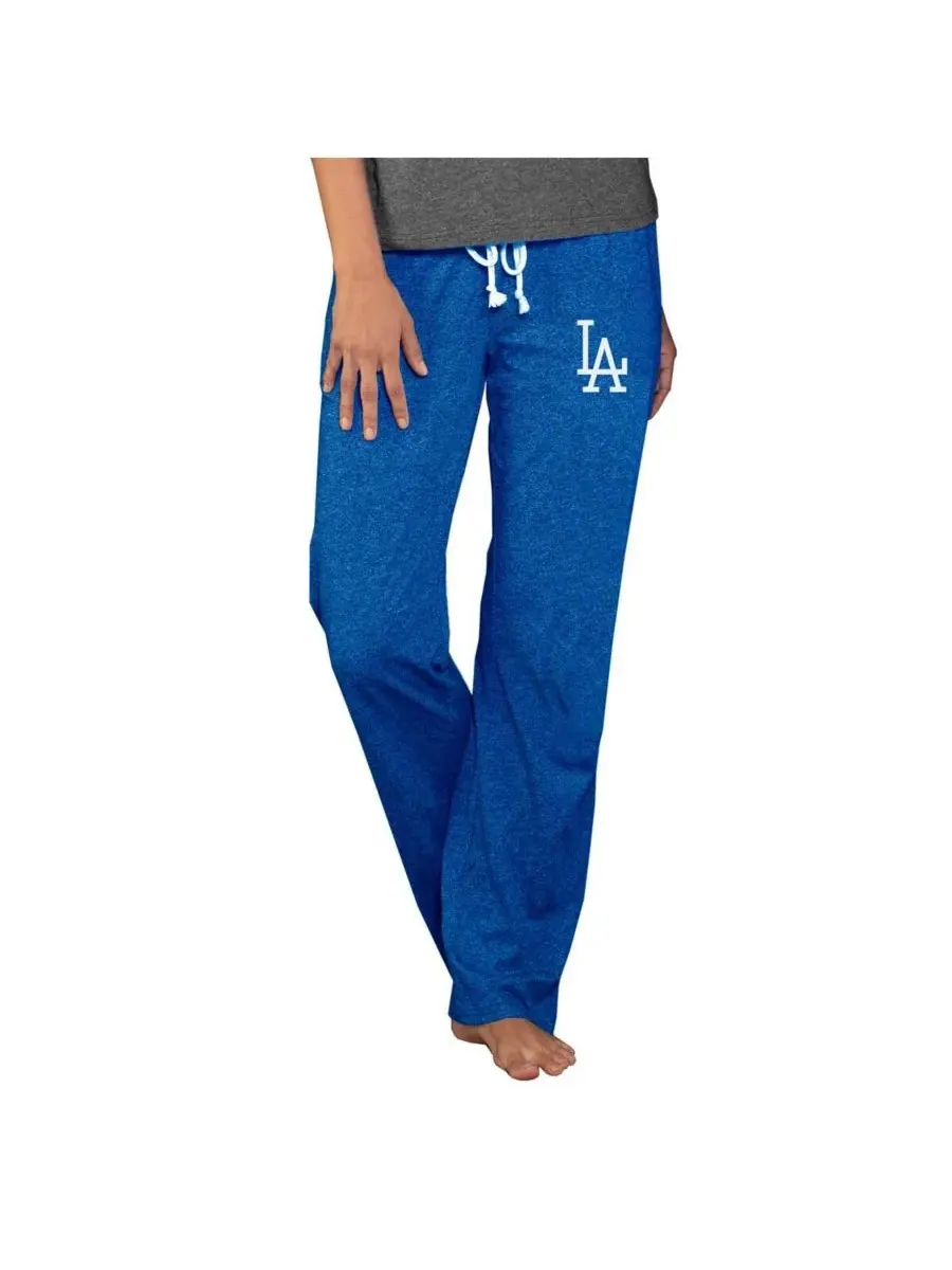 Женские вязаные брюки Cooperstown Quest команды Los Angeles Dodgers Concepts Sport — изображение 1 из 1, королевский