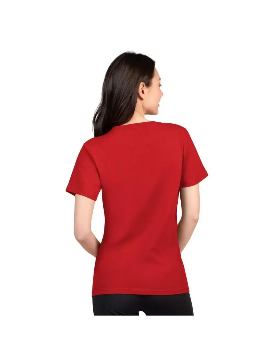G-III 4Her by Carl Banks Женская красная футболка Atlanta Falcons Super-Slim Lightweight Winning — изображение 2 из 2