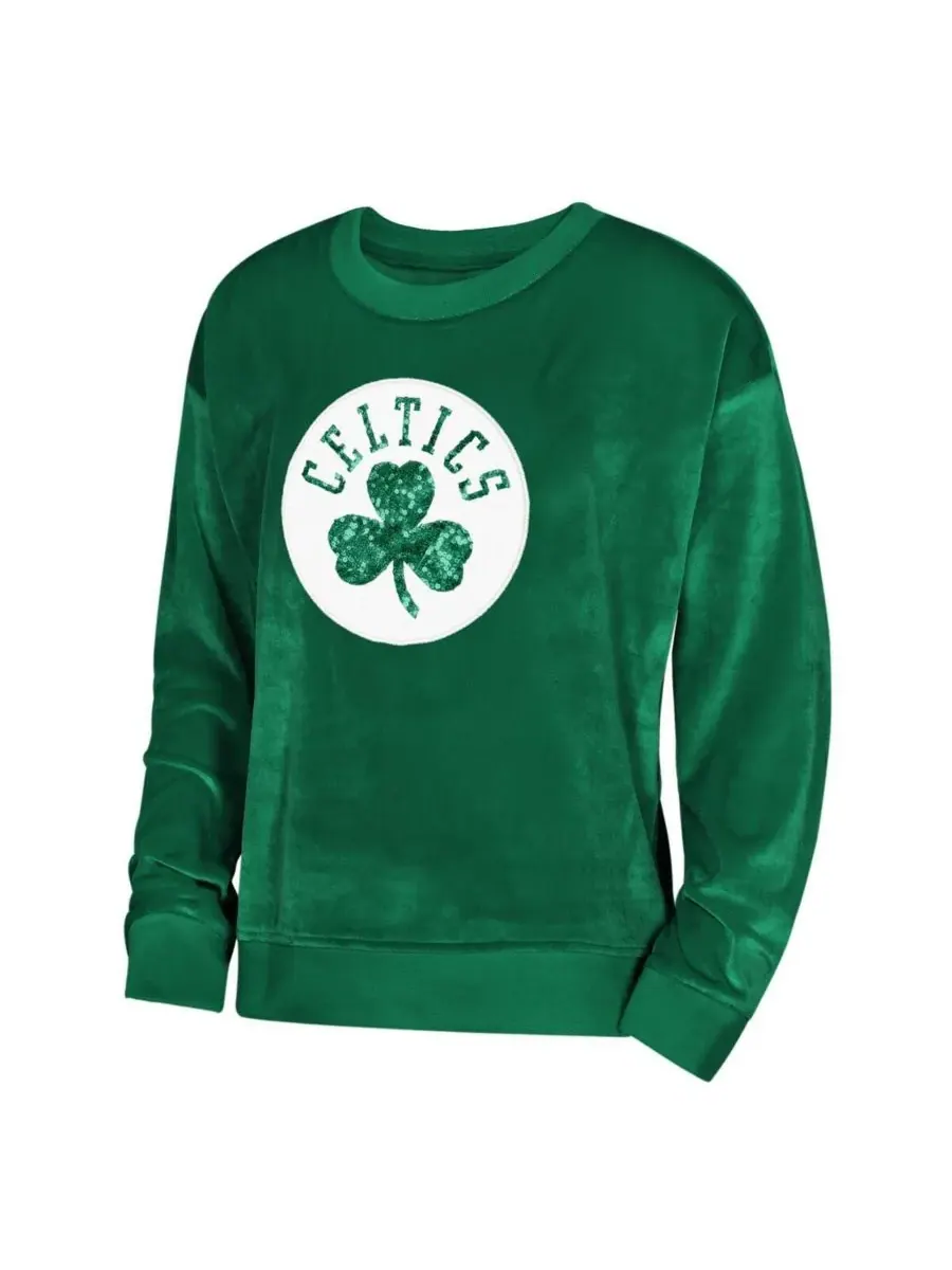 Толстовка Big Boys and Girls Outerstuff Kelly Green Boston Celtics Step Back — изображение 2 из 3, зеленый