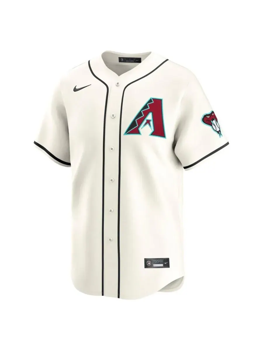 Nike Мужская футболка Ketel Marte Cream Arizona Diamondbacks, альтернативная лимитированная серия — изображение 3 из 3